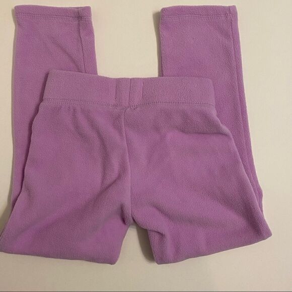 Children’s place girls lavender fleece pants S 5/6 - Picture 3 of 5
